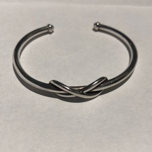 Tiffany & Co. sterling silver infinity bangle